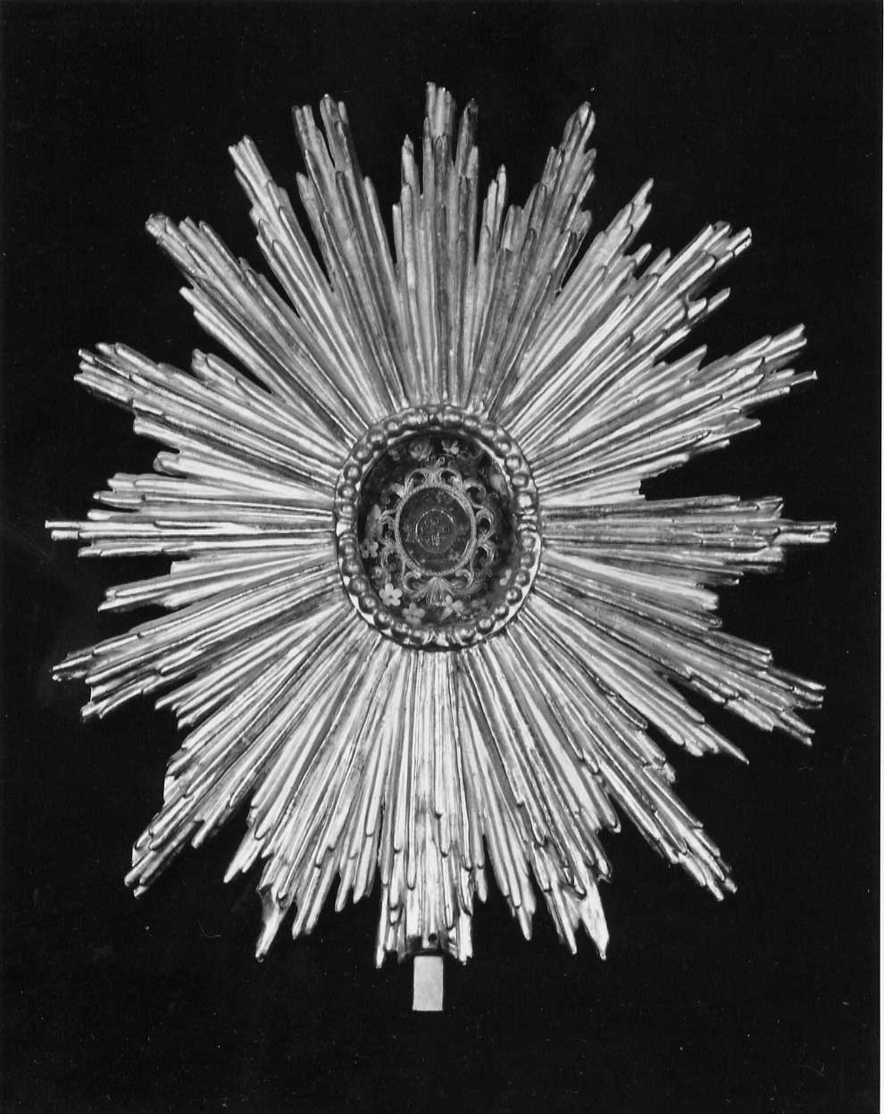 reliquiario - a ostensorio, opera isolata - bottega italiana (sec. XVIII)