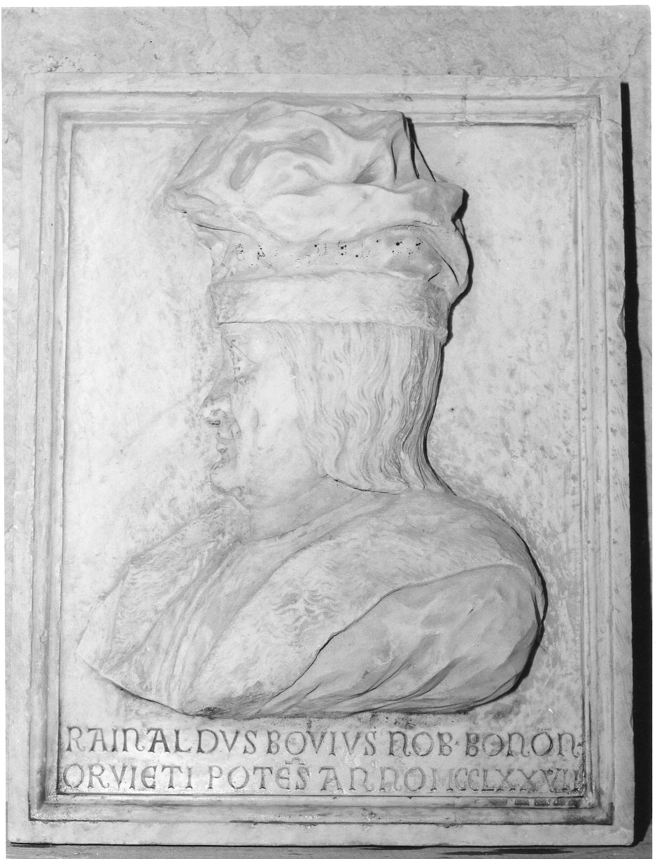 busto di uomo (scultura, frammento) - ambito orvietano (sec. XVIII)