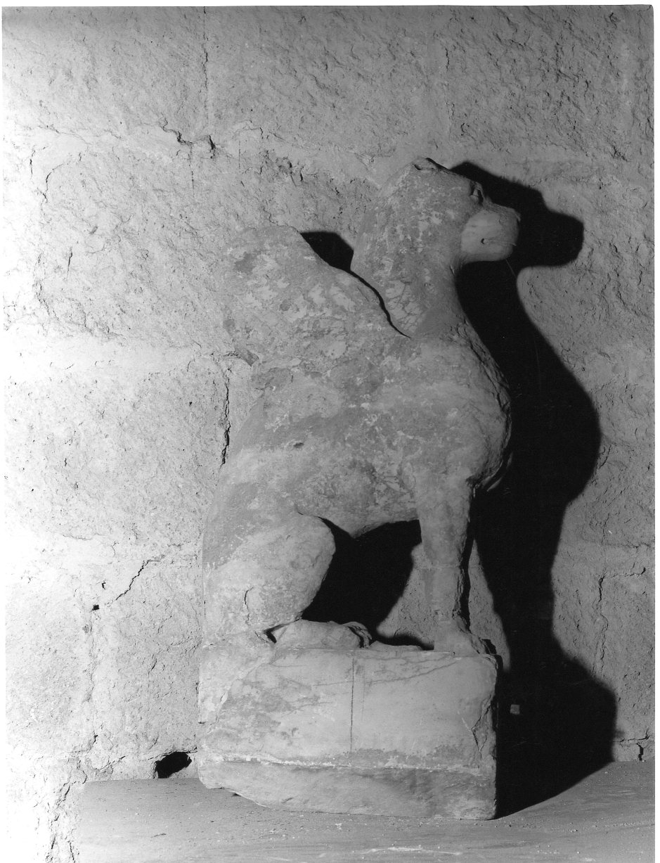 decorazione plastico-architettonica, frammento - ambito toscano (sec. XIV)