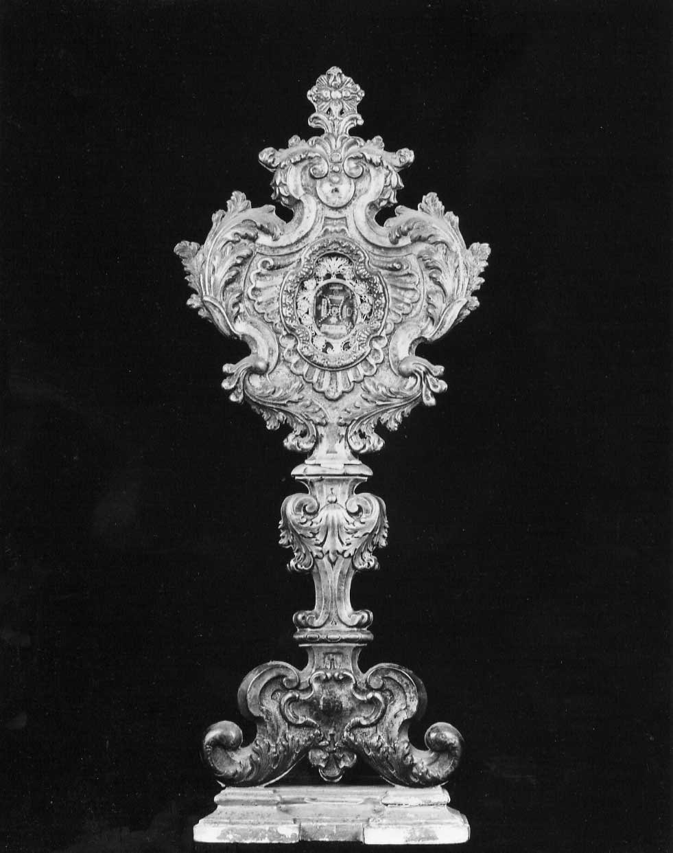 reliquiario - a ostensorio, opera isolata - bottega italiana (sec. XVIII)