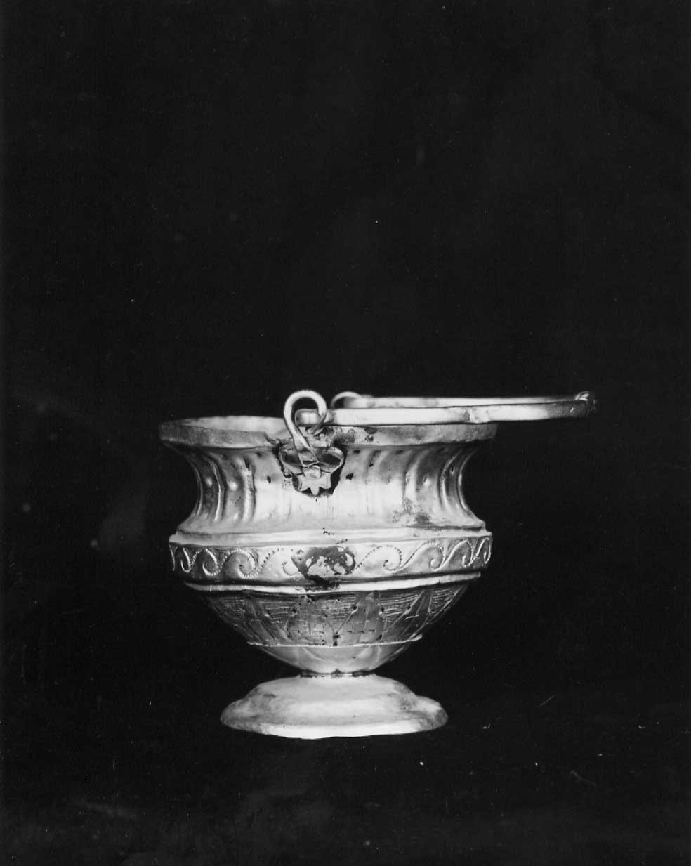 secchiello, opera isolata - bottega italiana (sec. XIX)