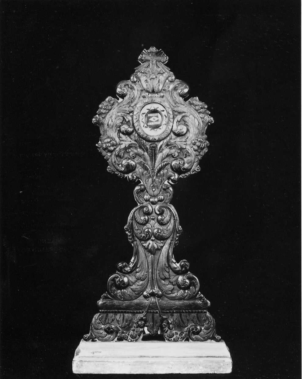 reliquiario - a ostensorio, opera isolata - bottega italiana (sec. XVIII)