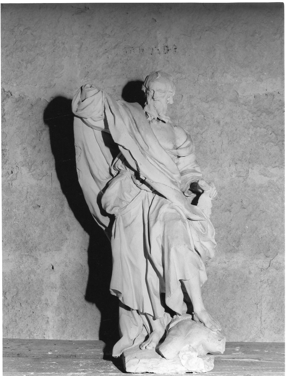 santo (scultura, opera isolata) di Cametti Bernardino (attribuito) (sec. XVIII)