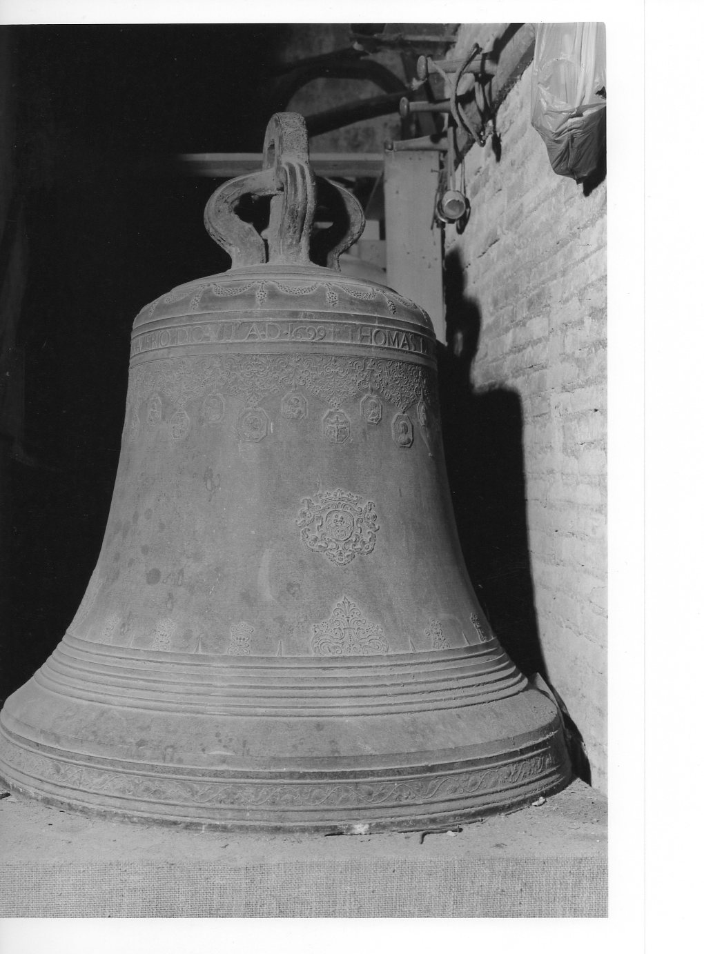 campana, opera isolata - bottega piemontese (fine sec. XVII)