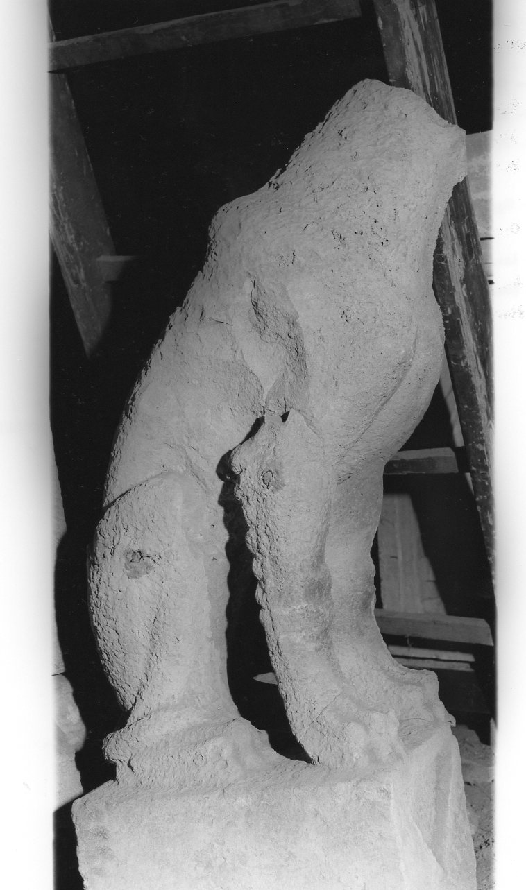 decorazione plastica, frammento - ambito orvietano (sec. XVIII)