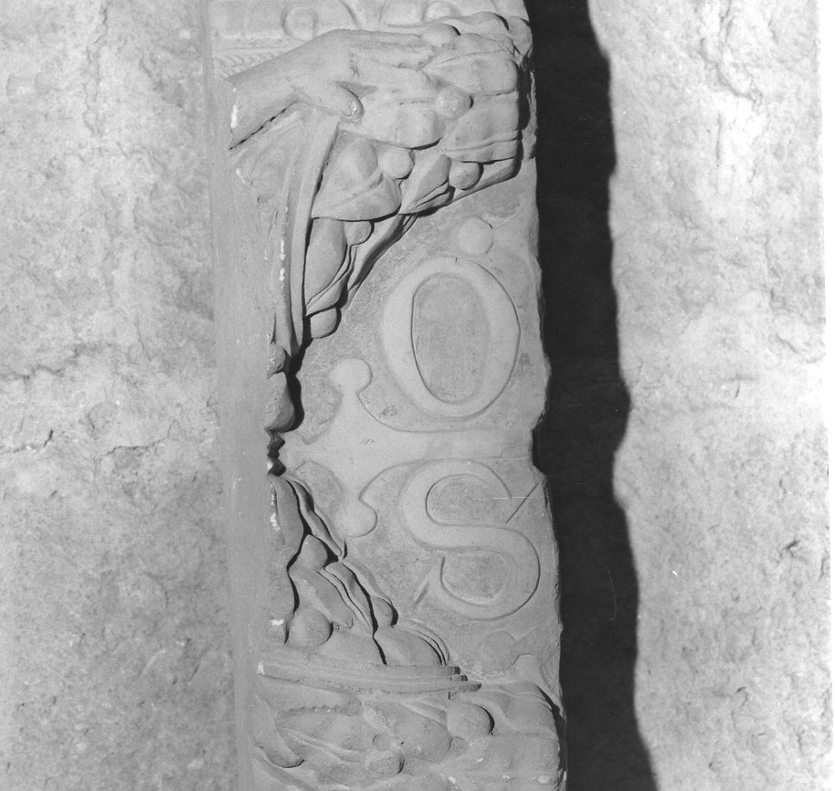 decorazione plastico-architettonica, frammento - ambito orvietano (sec. XVI)