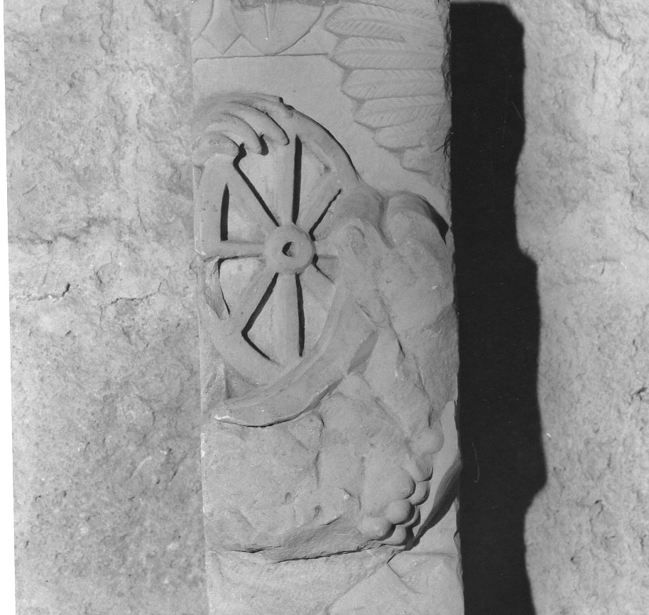 decorazione plastico-architettonica, frammento - ambito orvietano (sec. XVI)