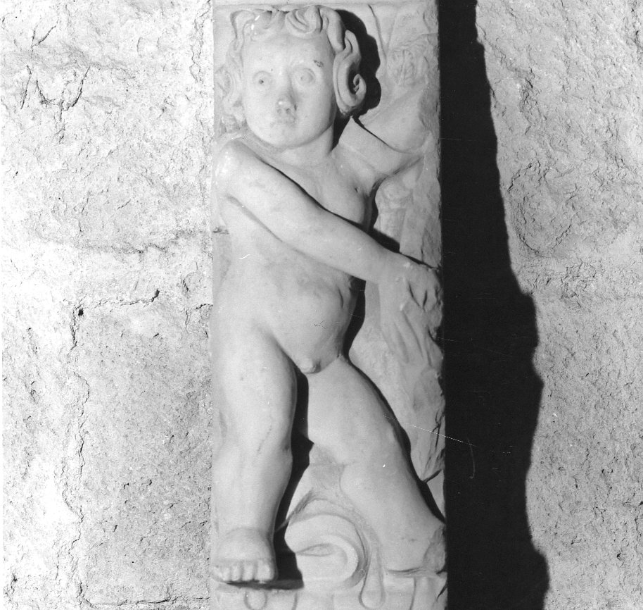 decorazione plastico-architettonica, frammento - ambito orvietano (sec. XVI)