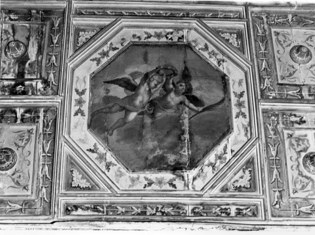 angeli (dipinto, elemento d'insieme) - bottega umbra (sec. XVIII)