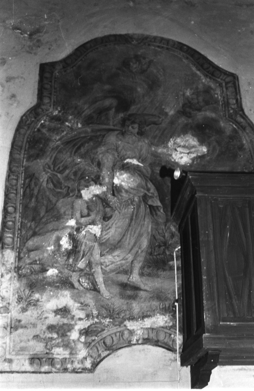 Tobia e l'Angelo (dipinto, opera isolata) - manifattura umbra (fine/inizio secc. XVII/ XVIII)