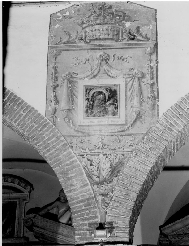 Madonna con Bambino (dipinto) di Paceti Vincenzo - ambito umbro (ultimo quarto sec. XV, sec. XIX)