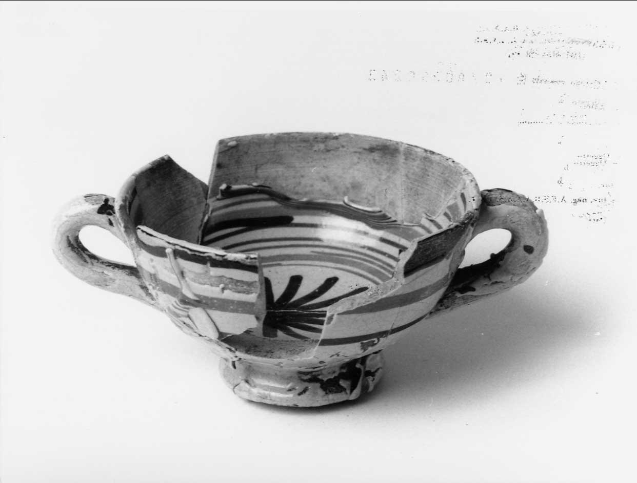 coppetta, opera isolata - bottega italiana (seconda metà sec. XV)