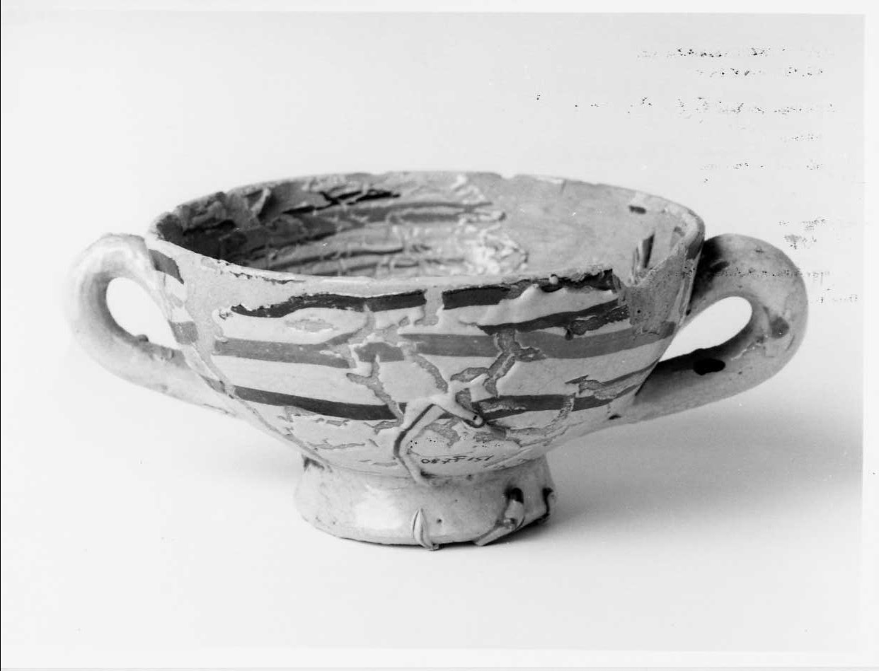 ciotola, opera isolata - bottega italiana (seconda metà sec. XV)