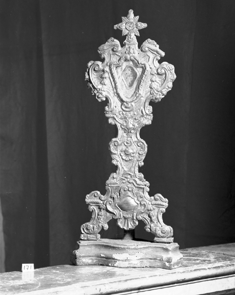 reliquiario - a ostensorio - bottega veneta (seconda metà sec. XVIII)