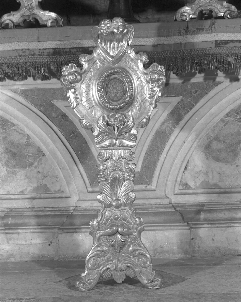 reliquiario - a ostensorio - bottega veneta (prima metà sec. XIX)