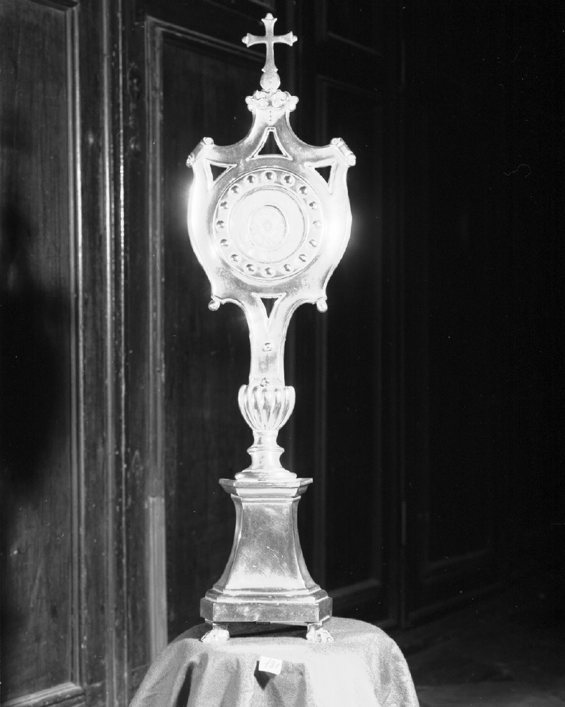 reliquiario - a ostensorio - bottega veneta (secc. XVIII/ XIX)