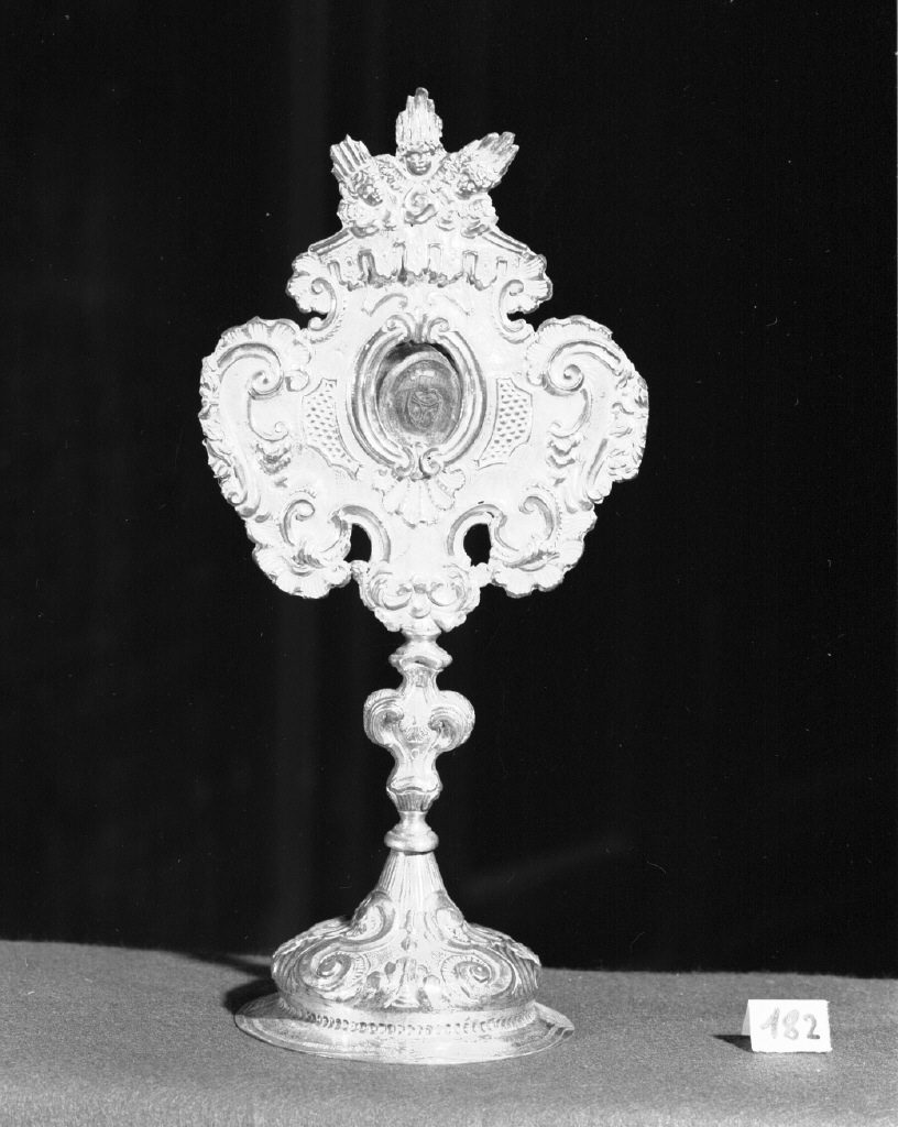 reliquiario - a ostensorio - bottega veneta (secc. XVIII/ XIX)