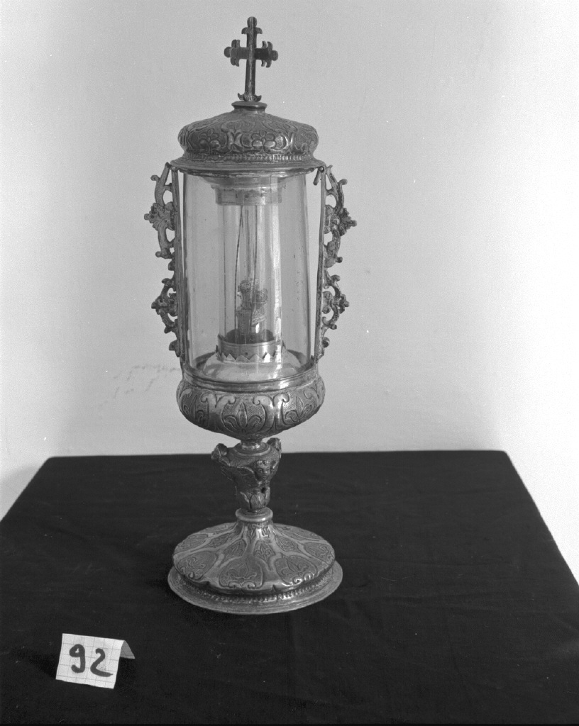 fiala di pellegrinaggio - bottega veneziana (secc. XVII/ XVIII)