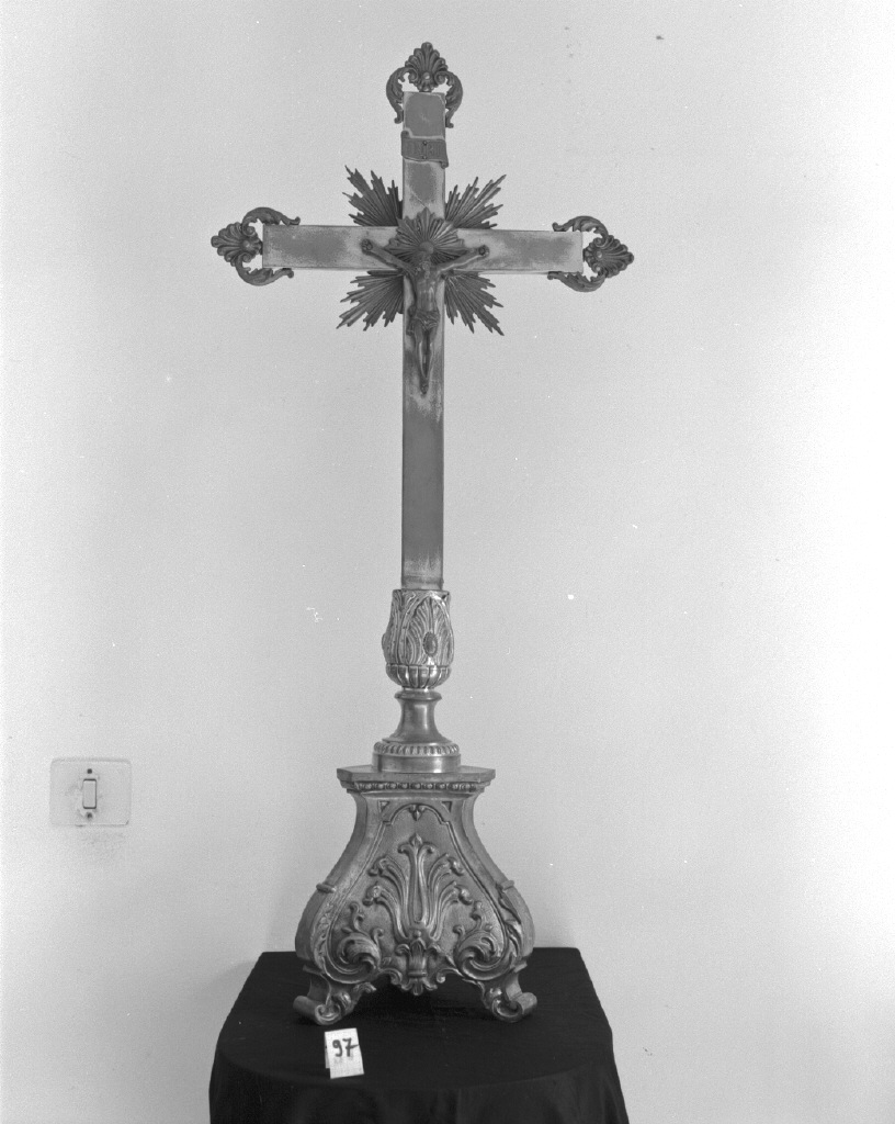 croce d'altare - bottega veneta (seconda metà sec. XIX)