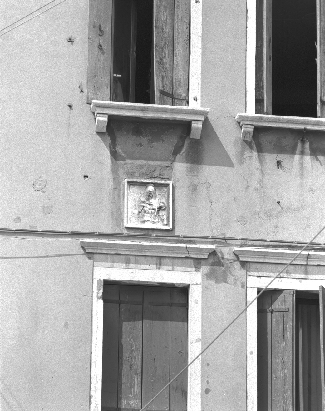 Madonna di Sottomarina appare a Baldassarre Zalon (scultura) - ambito veneziano (fine sec. XVI)