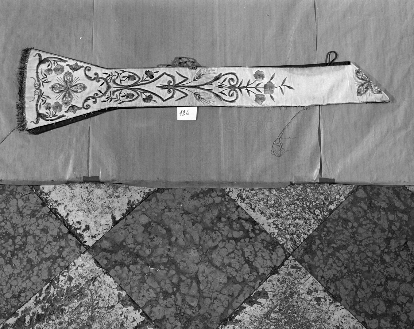 stola - manifattura italiana (seconda metà sec. XIX)