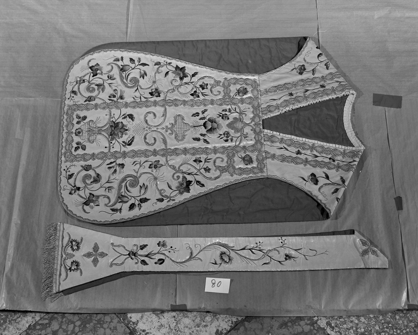 paramento liturgico, insieme - manifattura italiana (sec. XIX)