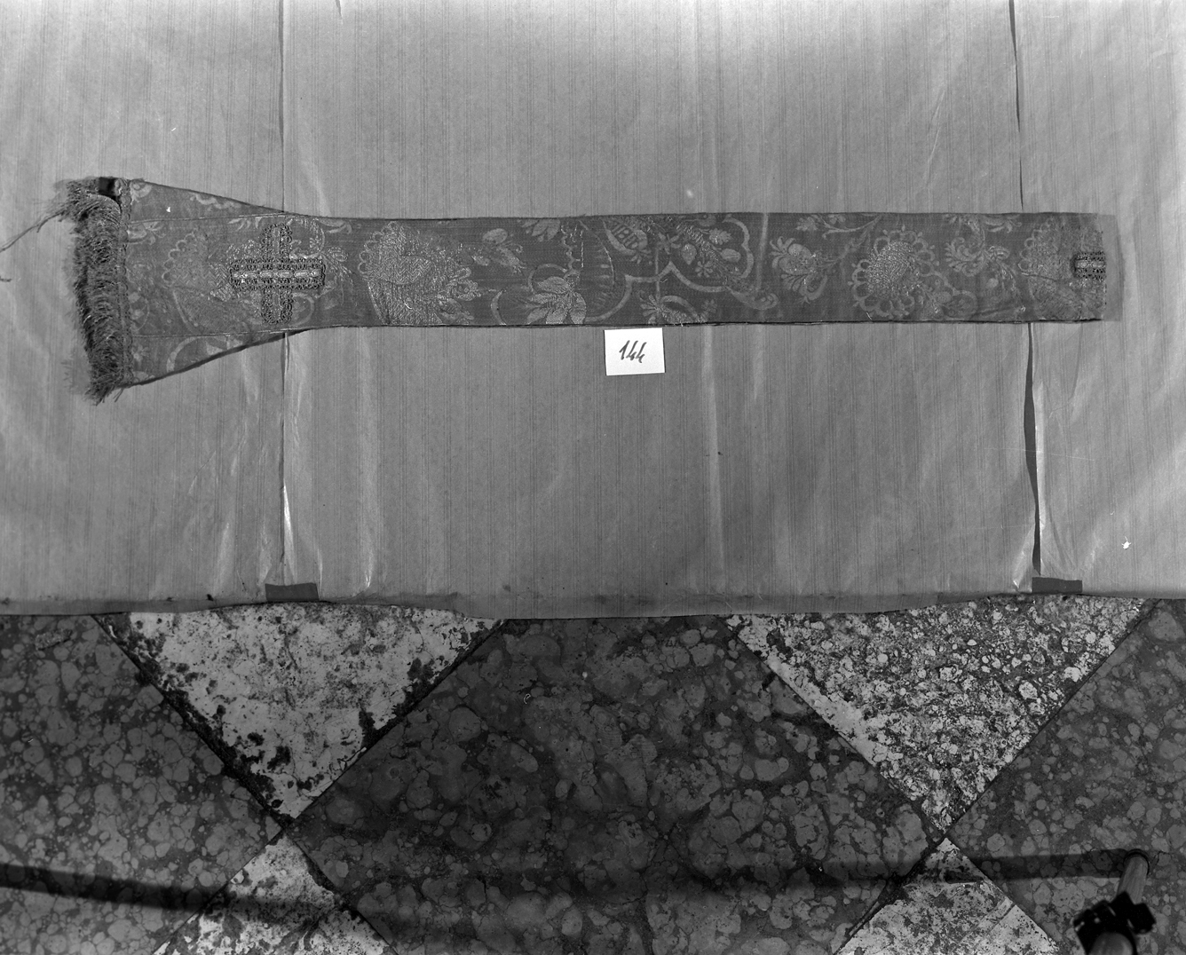 stola - manifattura italiana (fine/inizio secc. XVII/ XVIII)