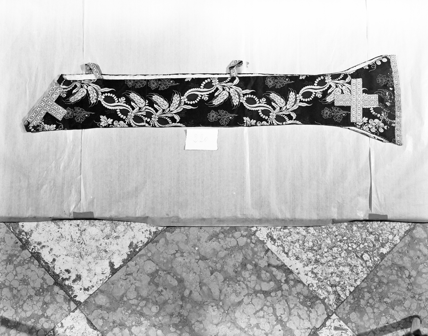 stola - manifattura italiana (seconda metà sec. XIX)