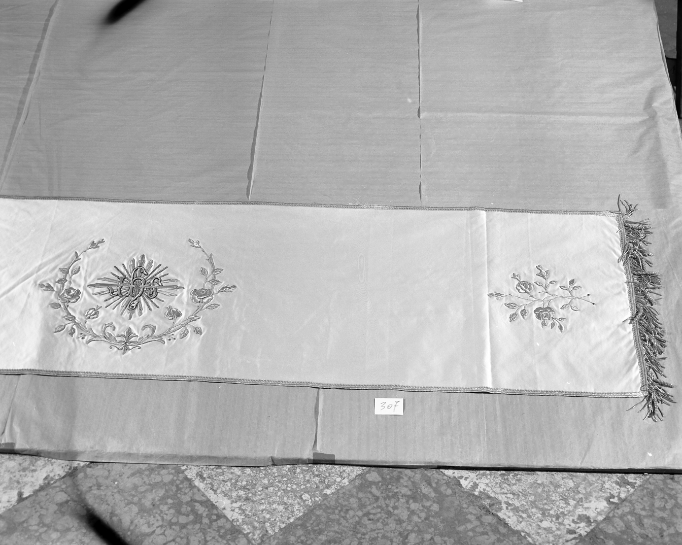 velo omerale - manifattura italiana (sec. XIX)