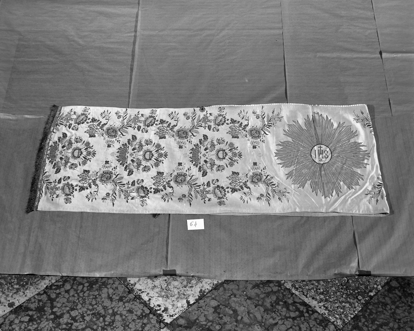 velo omerale - manifattura italiana (sec. XIX)