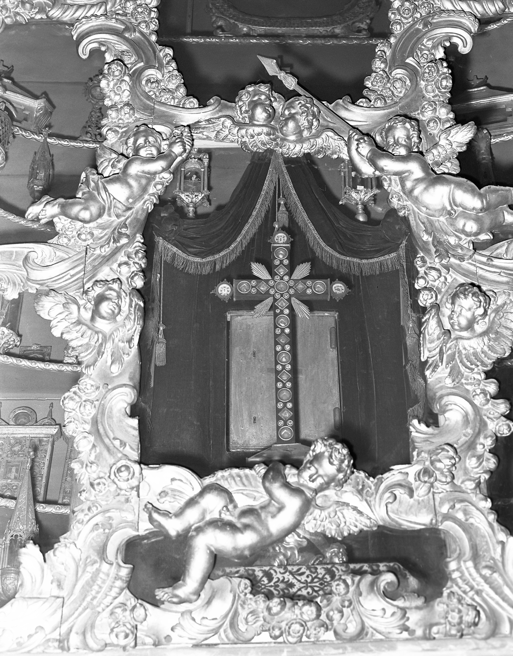 conopeo di tabernacolo - manifattura veneziana (sec. XVII)