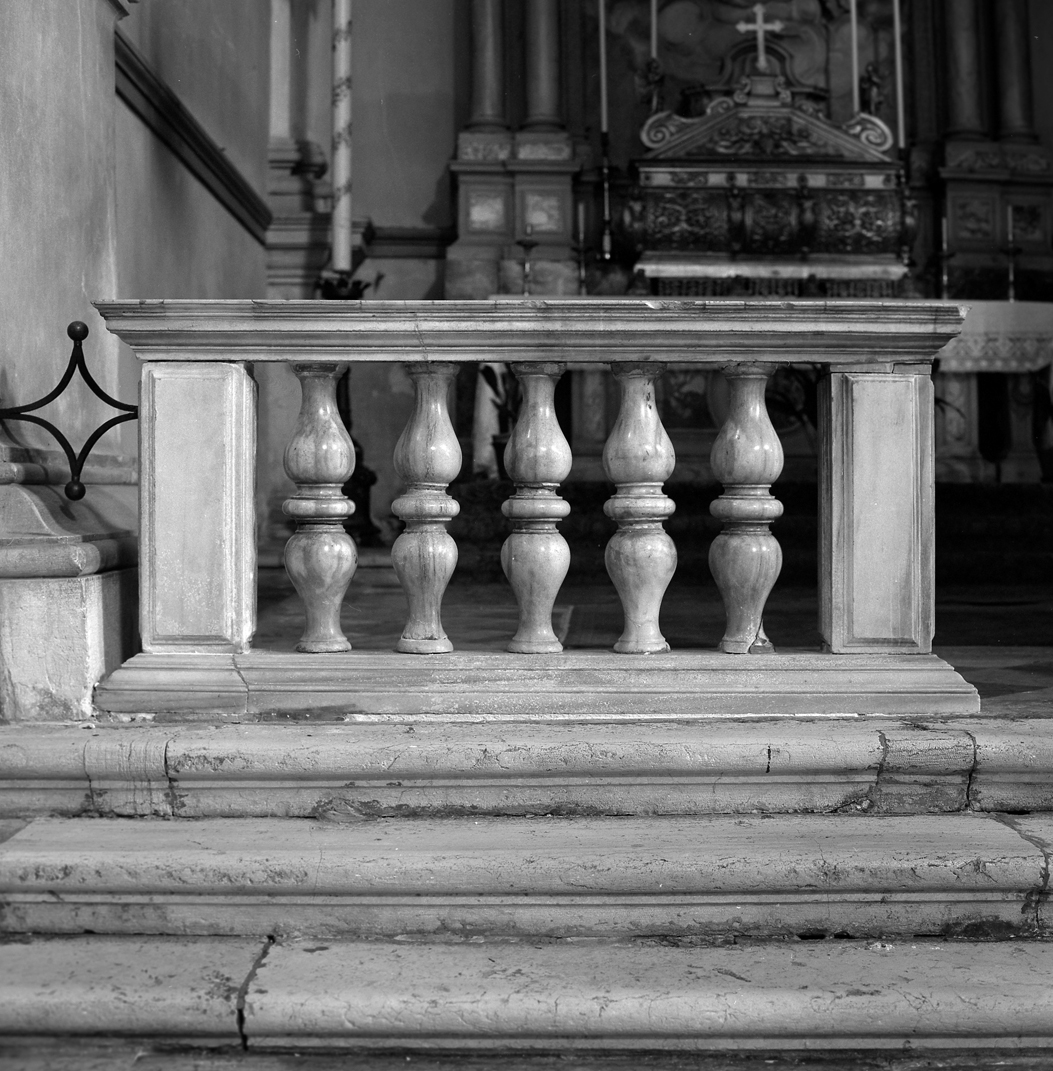 balaustrata di altare, insieme - ambito veneto (sec. XVII)