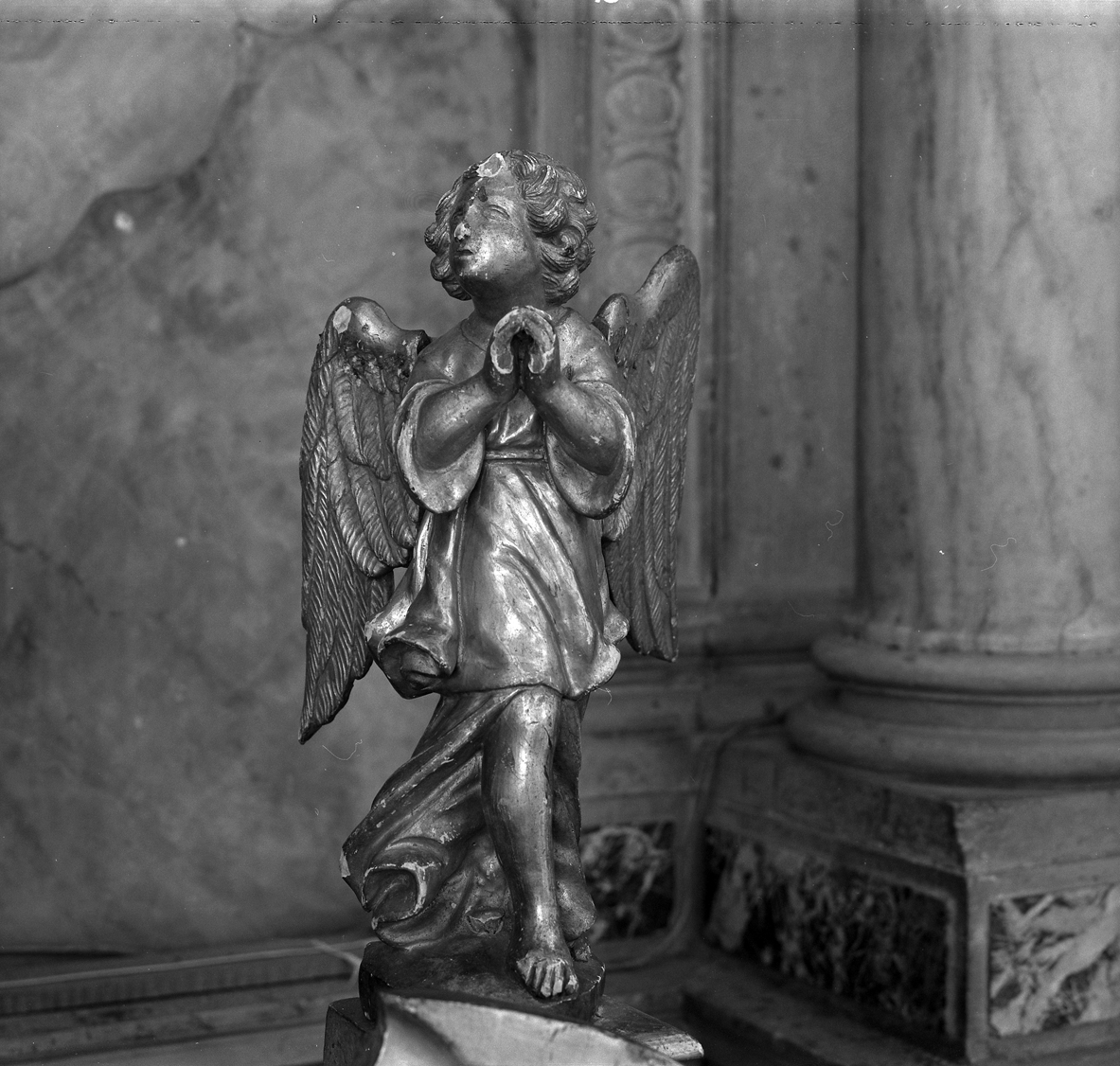 angelo (statuetta) - ambito veneto (sec. XVIII)