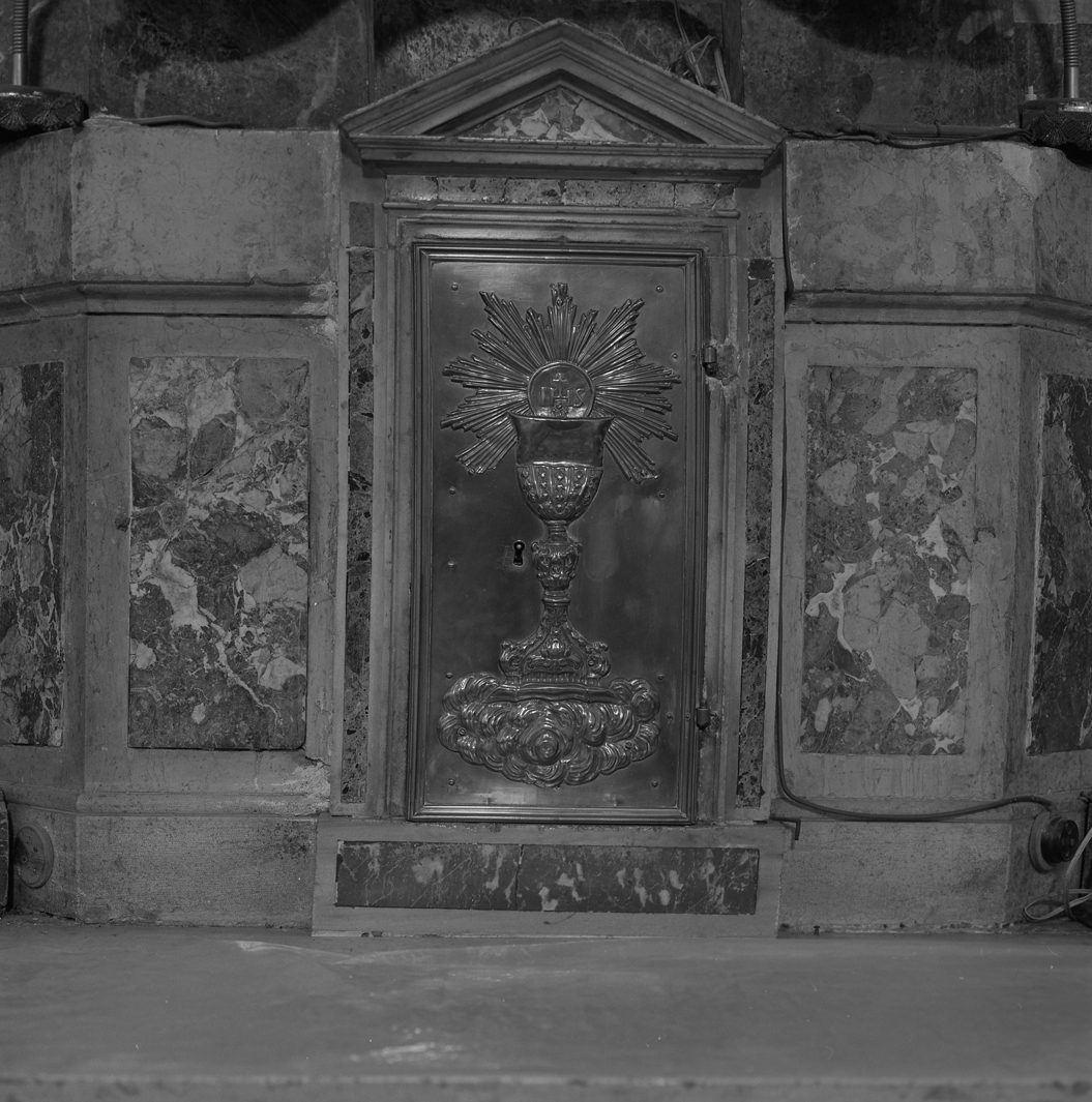 calice eucaristico (sportello di tabernacolo) - ambito veneto (sec. XVIII)