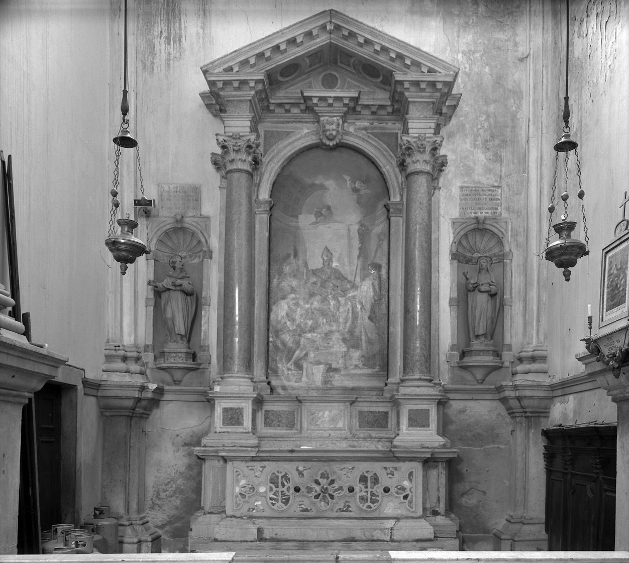 altare, insieme - ambito veneto (sec. XVII)