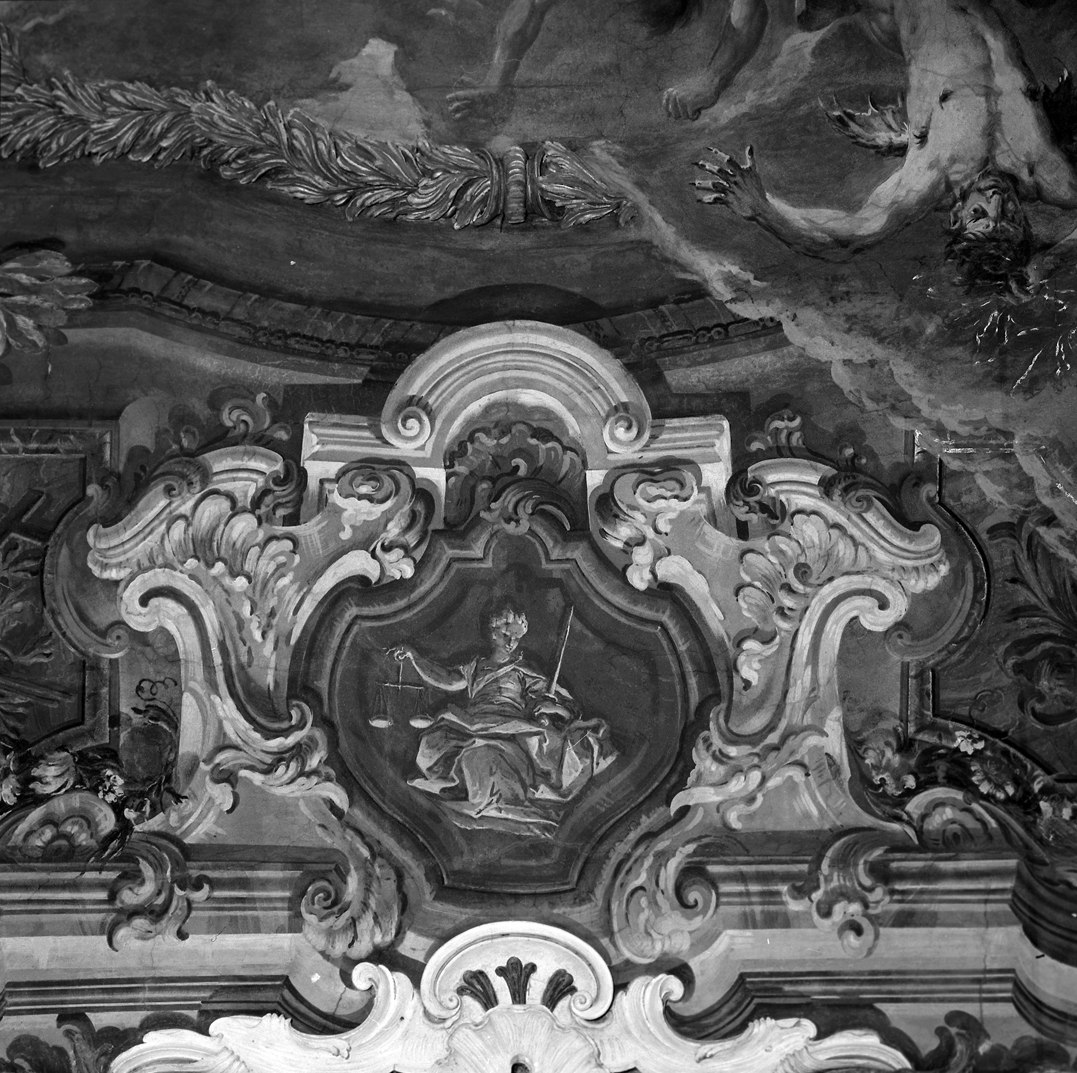 allegoria della Giustizia (dipinto, elemento d'insieme) di Fontebasso Francesco (metà sec. XVIII)