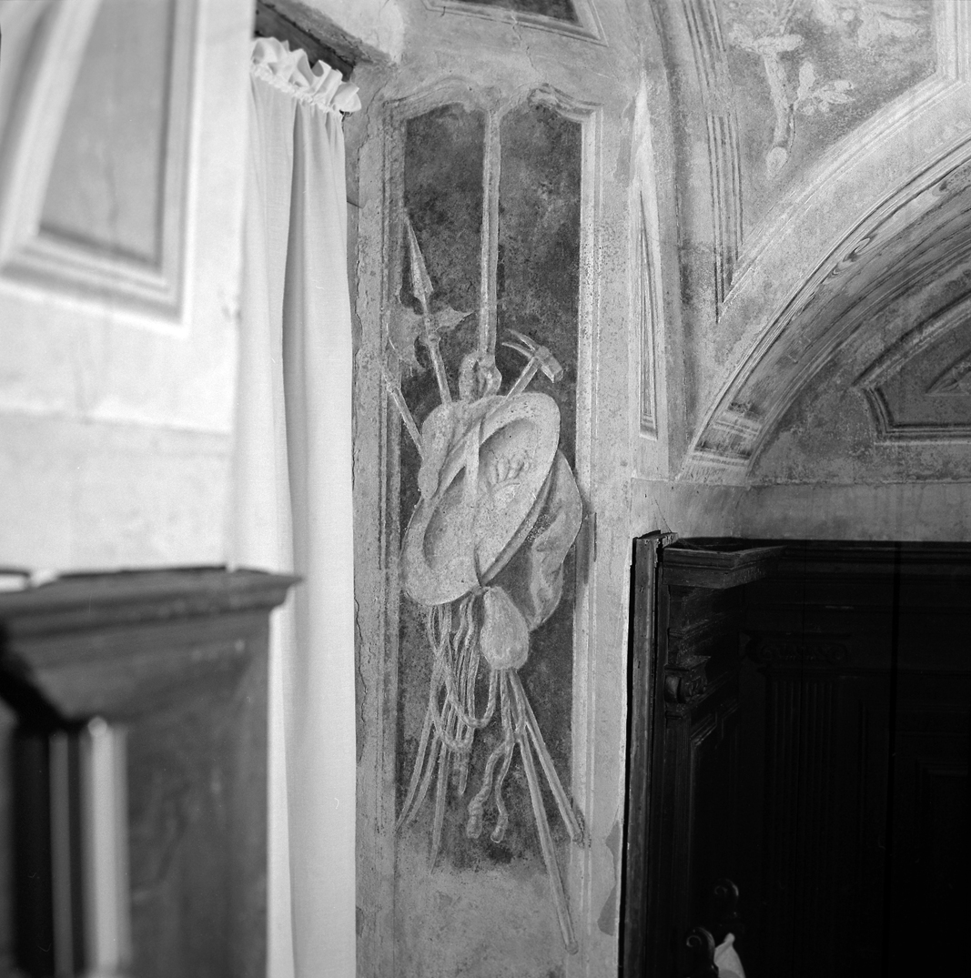 simboli e strumenti della passione (dipinto, elemento d'insieme) di Fontebasso Francesco (metà sec. XVIII)