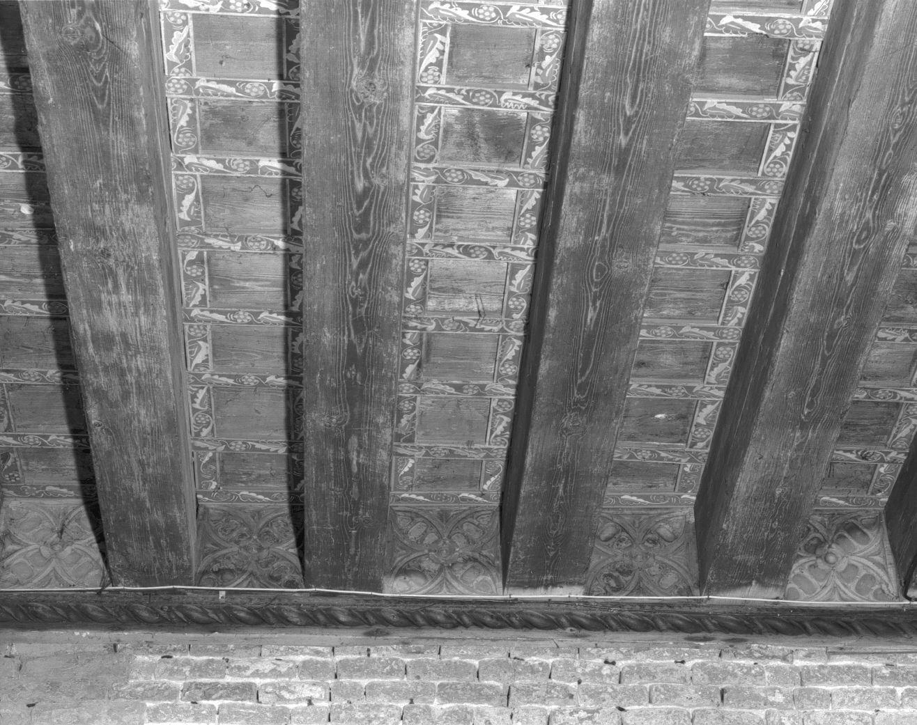 soffitto a cassettoni - ambito veneto (sec. XIV)