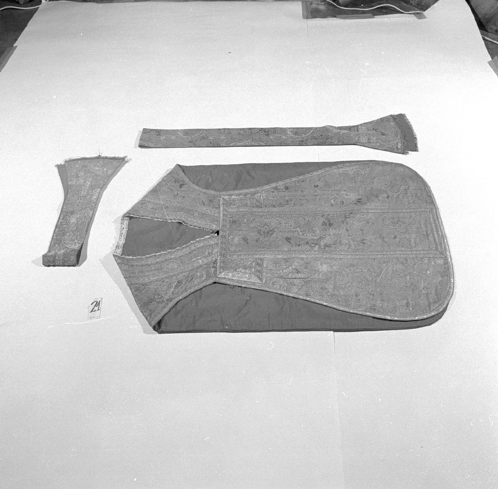 paramento liturgico, insieme - manifattura italiana (seconda metà sec. XVIII)