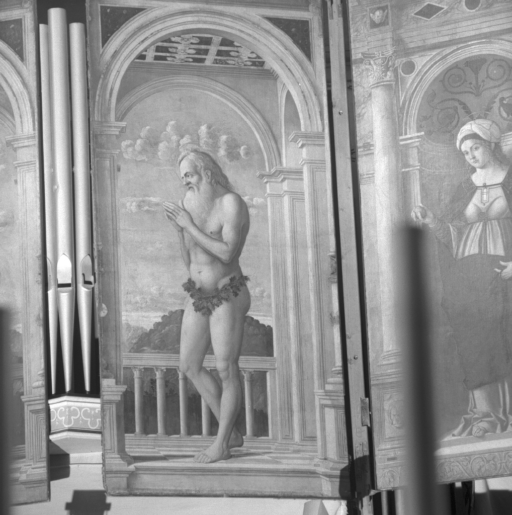 Sant'Onofrio (anta d'organo, elemento d'insieme) di Mansueti Giovanni (fine/inizio secc. XV/ XVI)