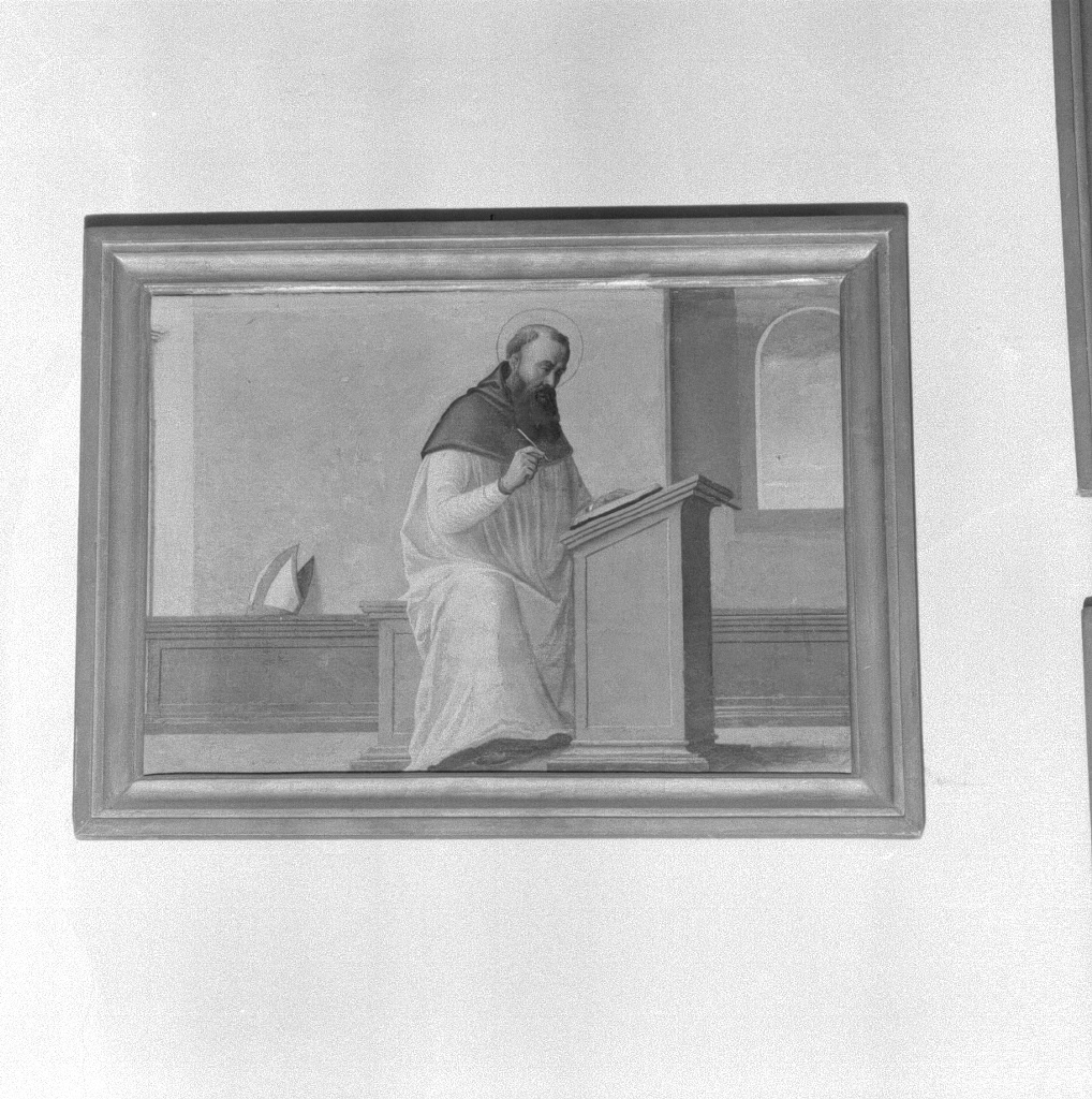 Sant'Agostino (dipinto) di Galizzi Gerolamo detto Gerolamo da Santacroce (prima metà sec. XVI)