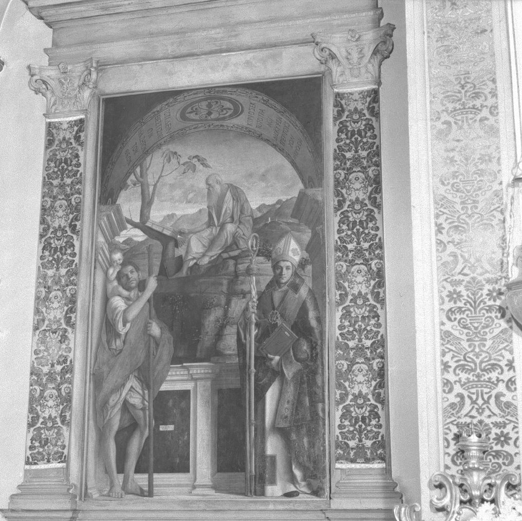 Santi (pala d'altare) di Bellini Giovanni detto Giambellino (sec. XVI)