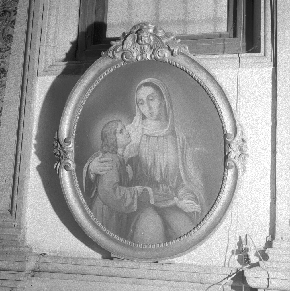 Maria Vergine bambina e Sant'Anna (dipinto) - ambito veneziano (sec. XIX)