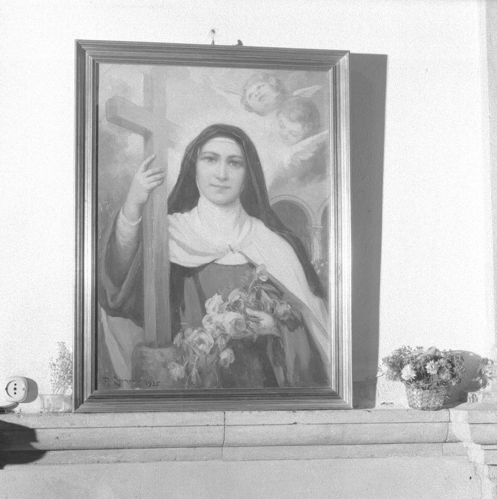 Santa Rita da Cascia (dipinto) di Corompai Duilio - ambito veneziano (sec. XX)