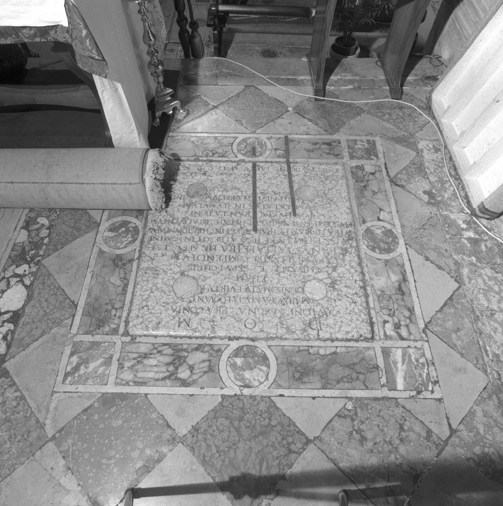 lapide tombale - ambito veneziano (sec. XVII)