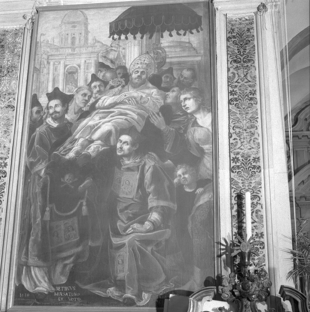 trasporto del corpo di San Giovanni Crisostomo (dipinto) di Facchinetti Zaccaria (sec. XVII)