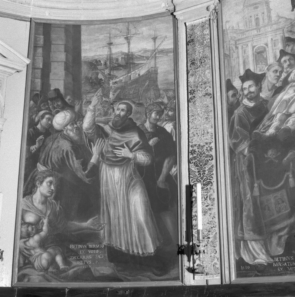 predica di San Giovanni Crisostomo (dipinto) di Facchinetti Zaccaria (sec. XVII)