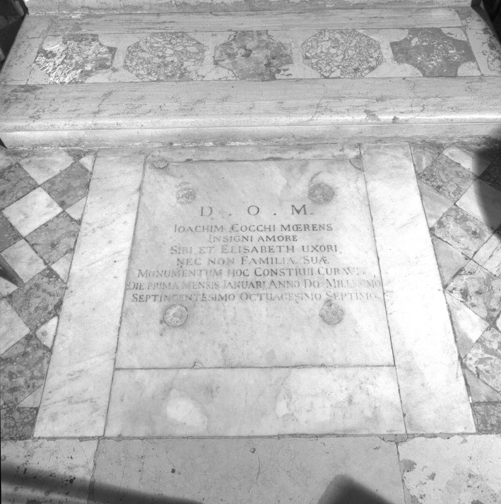 lapide tombale - ambito veneziano (sec. XVIII)