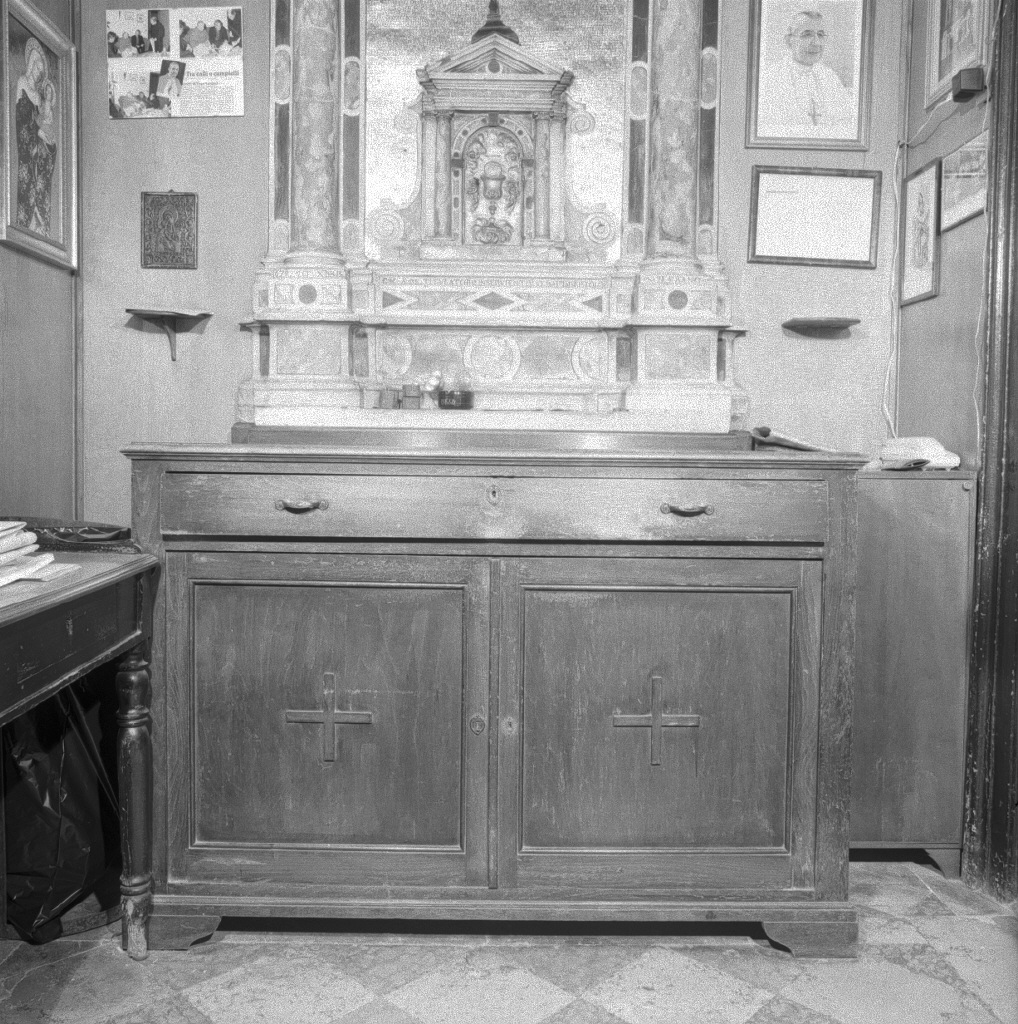 mobile da sacrestia - ambito veneziano (sec. XIX)