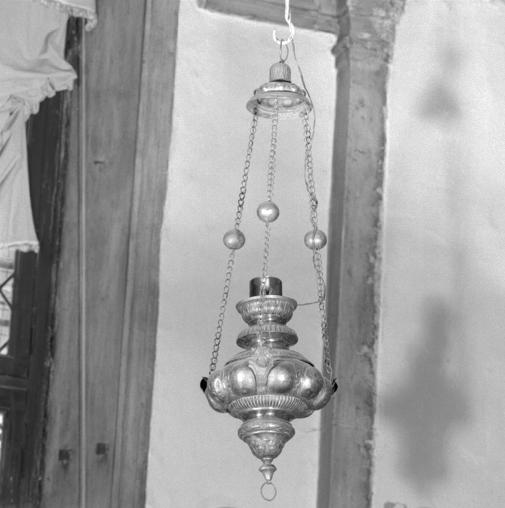 lampada pensile - ambito veneziano (sec. XIX)